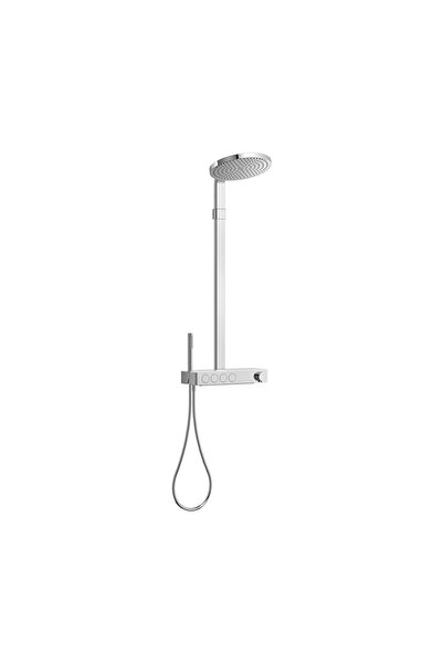 Artema Vitra Prime Round 300 B Duş Sistemi Termostatik Banyo Bataryalı Krom A...