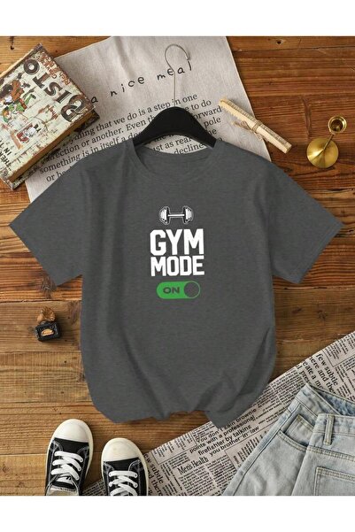 Oceanwear Gym Mode Printed Crew Neck Short Sleeve Plain Unisex Tshirt