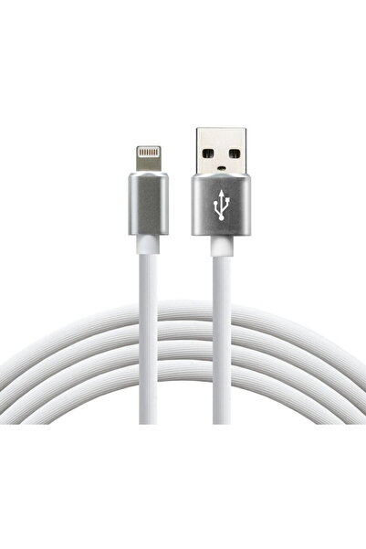 everActive cable USB Lightning 1m - White, silicone, quick charge, 2,4A - CBS...