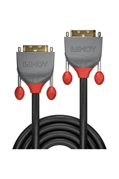 LİNDY Cablu DVI-D Dual Link de 2 m, antracit, Li