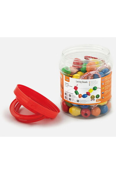 Viga Mărgele de lemn 90 buc