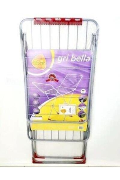 özgürce Dayanıklı Paslanmaz Çelik Bella Gri Çamaşır Kurutmalığı ve Askılığı