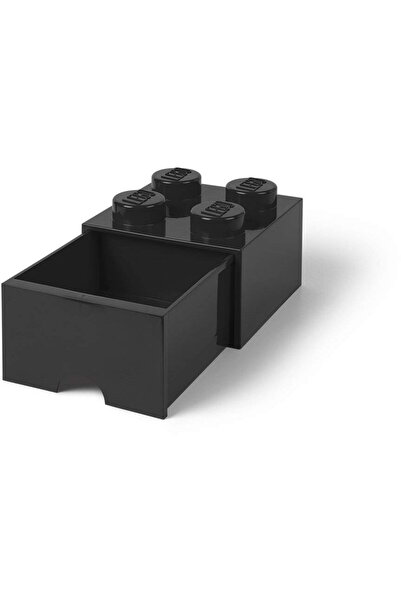 Room Copenhagen Sertar cu 4 cărămizi LEGO negru - RC40051733