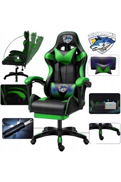 CERLO Scaun de gaming cu funcție de masaj