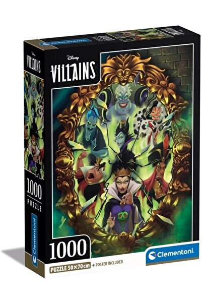 CLEMENTONI Παζλ 1000 κομμάτια - Κακοί (Clementoni-39812)