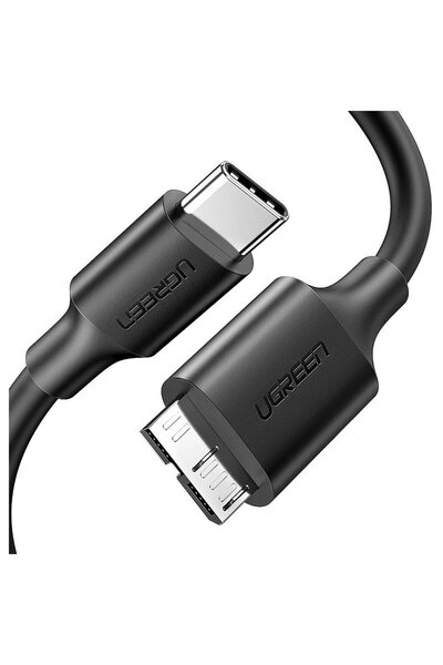 Ugreen Cablu Micro-B USB 3.0 - USB-C 1m (negru)