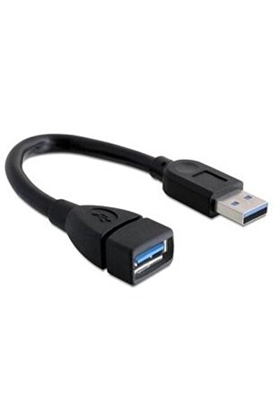 DELOCK Extension cable USB 3.0 A-A 15 cm male / female, black