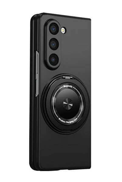 OEM Magnetic Kickstand Protective Case for Samsung Galaxy Z Fold 4, Black