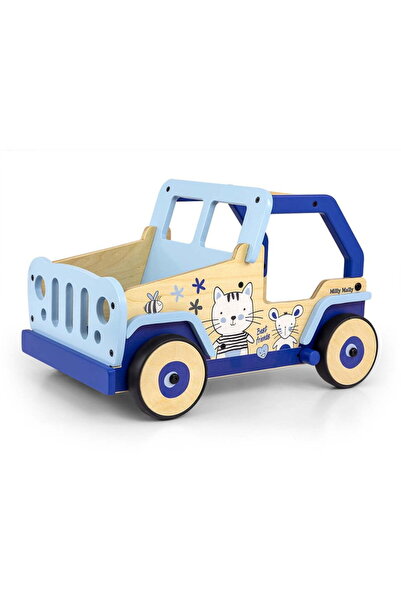 Viga Mergător din lemn Explorator Pisica și Șoarecele