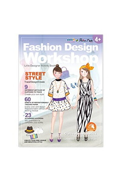 Stick'Nsnap Carte creativa Stick"n Little Designer - Carte de activități Stre...