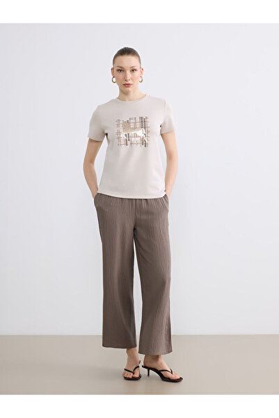 LC Waikiki I Beli Corded Wide Leg Women's Trousers from Freezen Store
