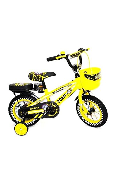 Rally دراجة هوائية بمقعد مزدوج وعجلات جانبية مقاس 12 بوصة