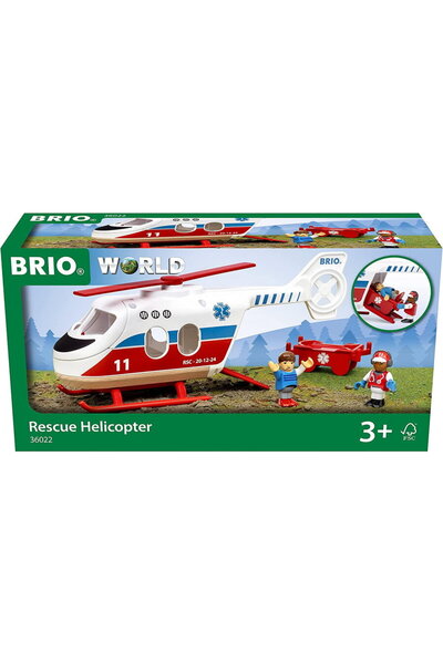 RAVENSBURGER BRIO World Rescue Helicopter Toy Vehicle