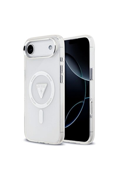 Guess Carcasă pentru iPhone 17 Air, IML Gradient Triangle Logo MagSafe, Trans...