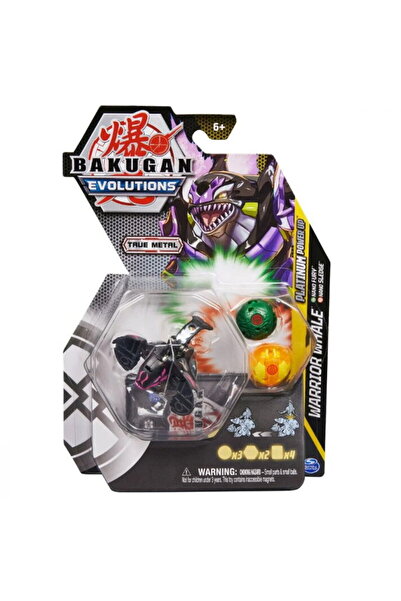 BAKUGAN Set 3 figurine Evolutions Platinum Power Up, Warrior Whale, Furv, Sle...
