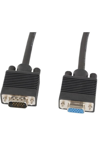 Lanberg CA-VGAC-10CC-0018-B+ Cablu VGA 1,8 m VGA (D-Sub) Negru