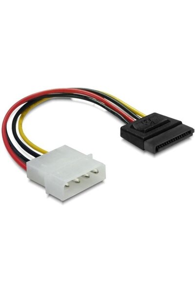 DELOCK Cable Power SATA HDD > 4pin male straight 6cm