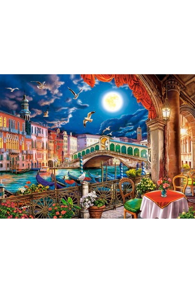 Castorland Puzzle 2000 piese - Romantic Night in Venice (Castorland-200986)