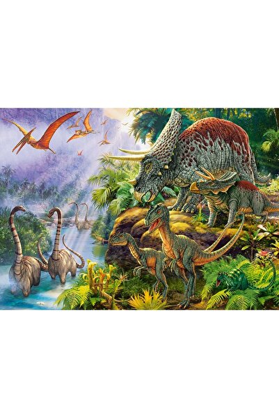 Castorland Puzzle 200 piese - Dinosaur Valley (Castorland-222223)