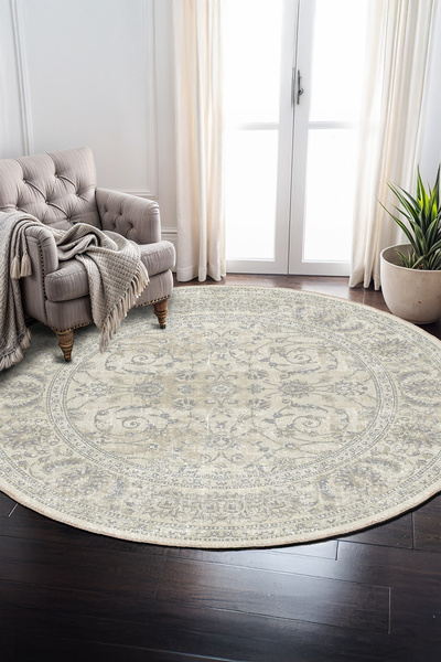 BigArts Home Bohem Eskitme Desenli Soft Renk Kaymaz Taban Salon Mutfak Halısı...