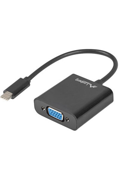 Lanberg ADAPTOR USB-C 3.1 (M) -> VGA (F) 15CM