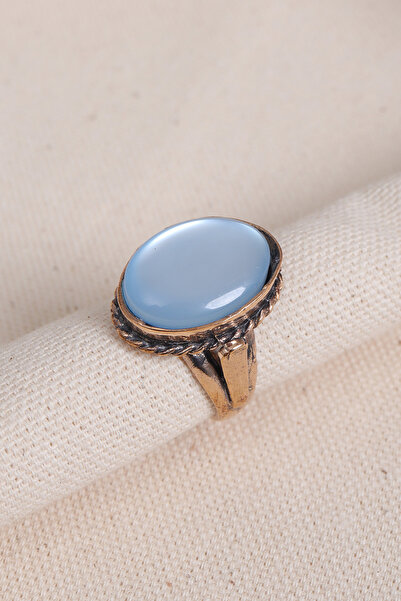 Süspüs Accessories خاتم أزرق شفاف للأطفال مرصّع بالأحجار أصلي