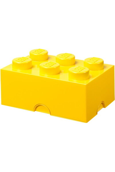 Room Copenhagen LEGO Depozitare Cărămidă 6, cutie de depozitare (galben)