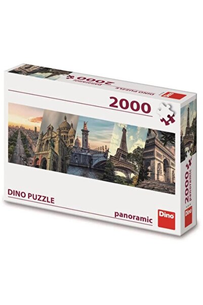 Dino Puzzle 2000 pieces - Collage - Paris (Dino-56210)