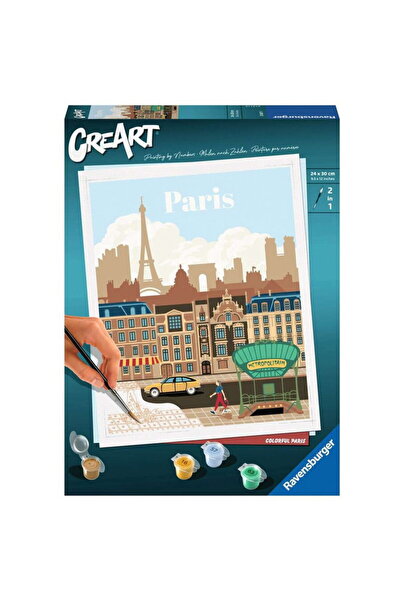 RAVENSBURGER CreArt - Paris colorat, pictură