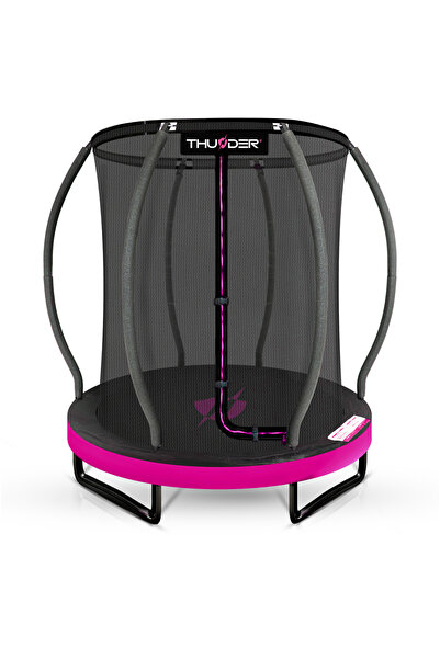 Thunder Trambulina pentru copii, diametru 140 cm, plasă interioară, max. 50 k...