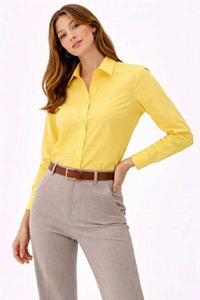 DRESSIFY WOMEN’S FASHION Μακρυμάνικο πουκάμισο με κουμπιά και κλασικό γιακά, ...