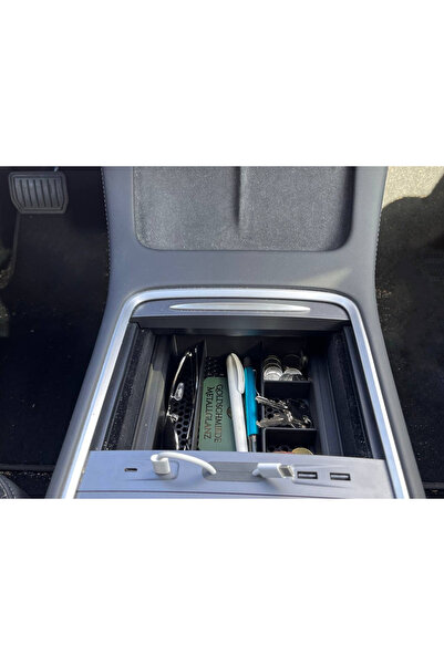 DU&ER 📥   صينية كونسول السيارة - جهاز تخزين وتنظيم متعدد الأقسام