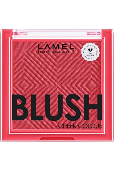 LAMEL Blush cheek colour for women, Richly pigmented, Matte finish (Apricot -...