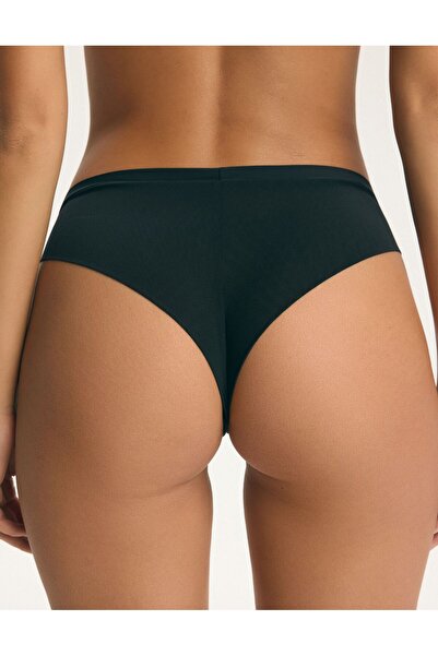 ESOTIQ BLOOVII Women's Brazilian Briefs Panties with Mesh Details Elastic Smo...