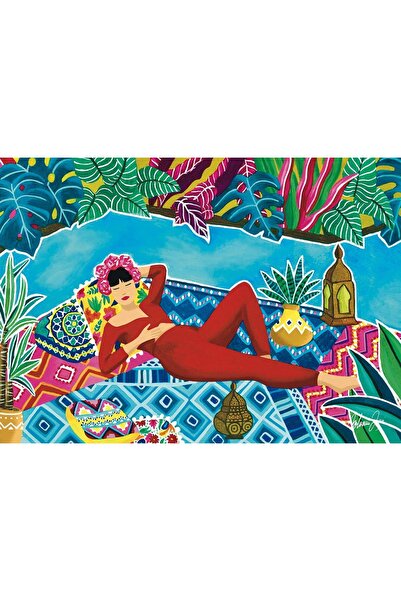 Pieces & Peace Puzzle 1000 pieces - Nolwenn Studio: Odalisque (Pieces-and-Pea...
