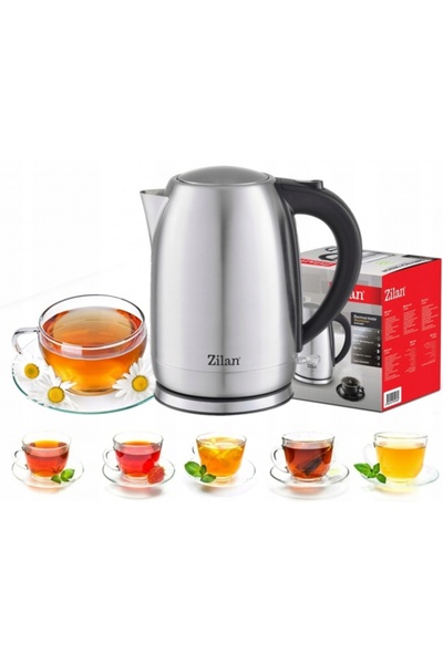 Zilan Electric kettle ZLN1680, 1.7l, 2200W, premium stainless steel, 360° rot...