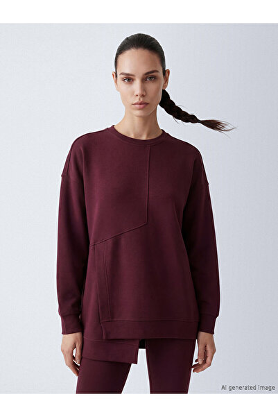 LC Waikiki Rmz Gi̇yi̇m Farkiyla Soft Touch Loose Fit Women's Sweatshirt