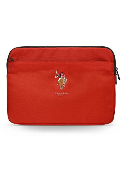 U.S. Polo Assn. US Polo Pouch Case for Apple MacBook 13"-13.3" Red