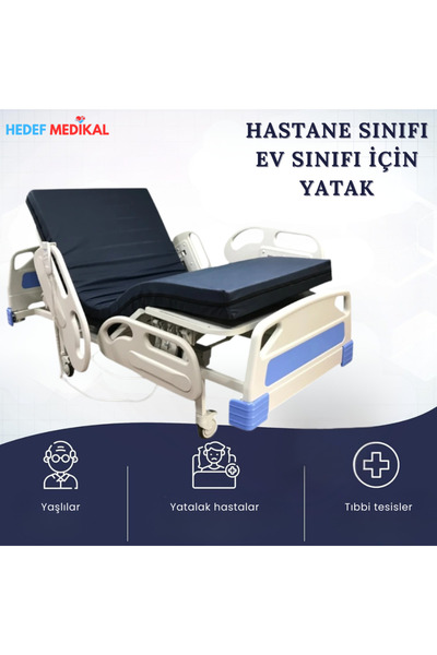 HEDEF MEDİKAL 2 Motorlu Full Abs Hasta Yatağı