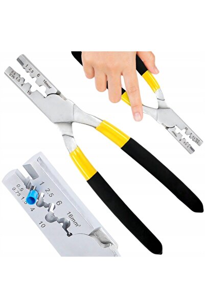 zola Crimping tool, rubberized and non-slip handle, crimping range 0.5-1 mm2,...