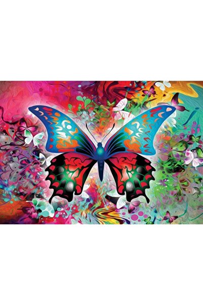Nova Puzzle Puzzle 1000 piese Nova - Colorful Butterfly (Nova-Puzzle-41139)