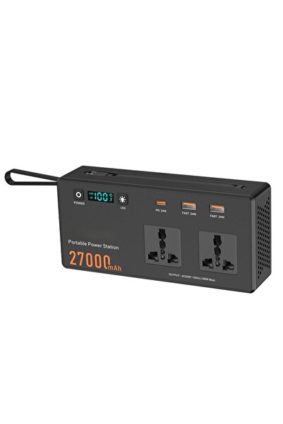 Tradeo محطة طاقة محمولة بسعة 27000 مللي أمبير، تدعم الشحن السريع بقدرة 150 وا...