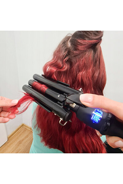 UBX Ondulator de păr, bucle retro, temperatură 80-210 °C, 220-240 V, diametru...