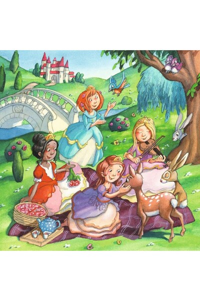 RAVENSBURGER Παζλ 3x49 τεμάχια - Μικρές Πριγκίπισσες (Ravensburger-05564)
