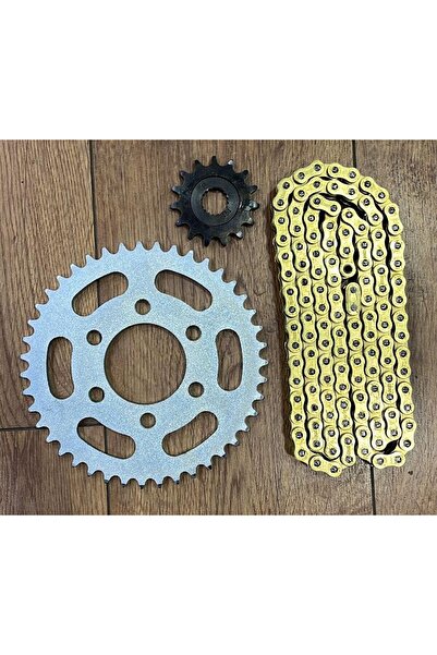 OrjinMotoPart Benelli 125 Zincir Dişli Seti Oringli Gold Zincir Arasmoto