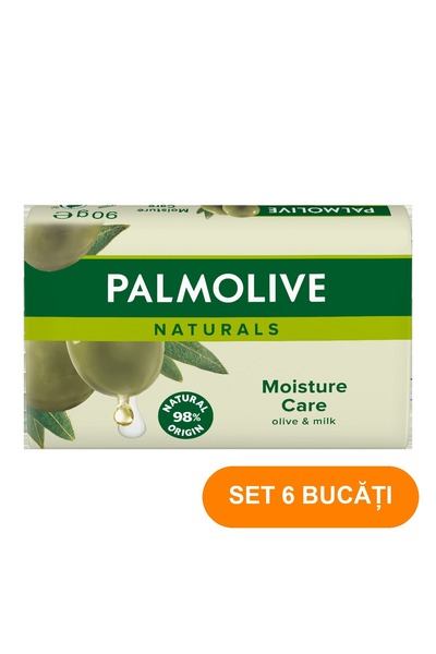 Palmolive SET 6 PIECES - Milk & Olive Bar Soap 90 g