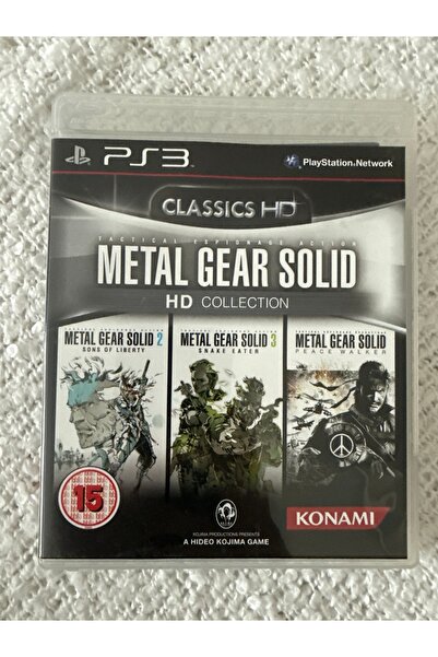 KONAMI PS3 metal gear solid hd collection full içerik 10/10 kondüsyon