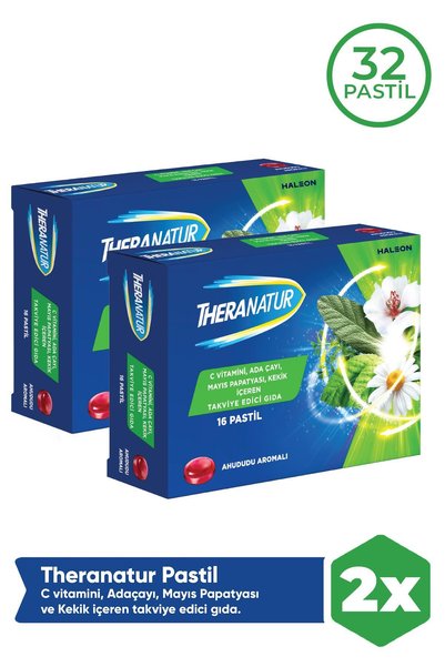 theranatur Ahududu Aromalı 16 Pastil 2 Adet
