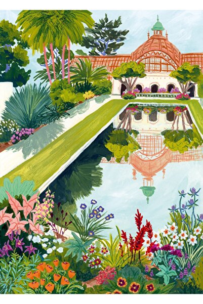 Pieces & Peace Puzzle 1000 pieces - Sarah Gesek Studio: Balboa Park (Pieces-a...