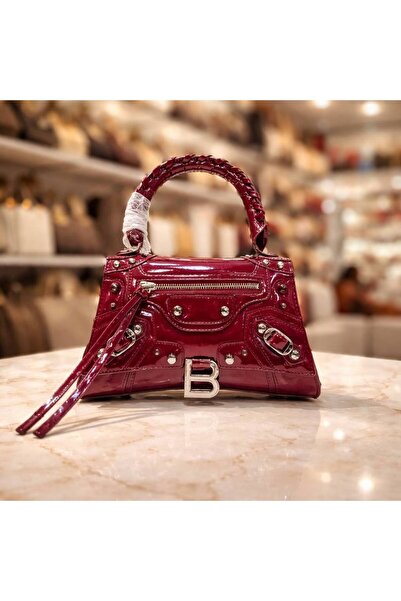 DeRosa Mooff Tile Color Leather Hourglass X Le Bag